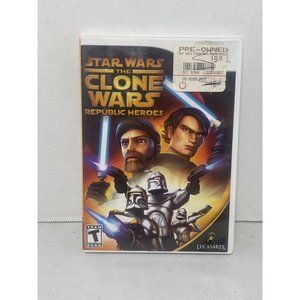 Star Wars: The Clone Wars - Republic Heroes (Nintendo Wii, 2009) Free Shipping
